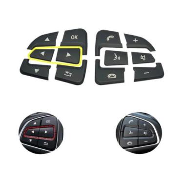 Imagem de Capas De Botão Do Volante Mercedes Benz GLC Classe C W205 CLA GLA Clas