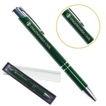 Imagem de Caneta Personalizada Cursos Metal Profissional Coloridas Engenharia Ci