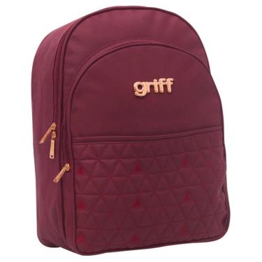 Imagem de Mochila Maternidade Triângulo Baby Premium Vinho