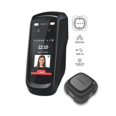 Imagem de Controle de acesso facial iDFace PRO 10.000 faces Control ID - Control
