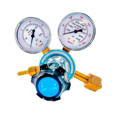 Imagem de Regulador de Oxigênio com 2 Manômetros - Ômega 00795