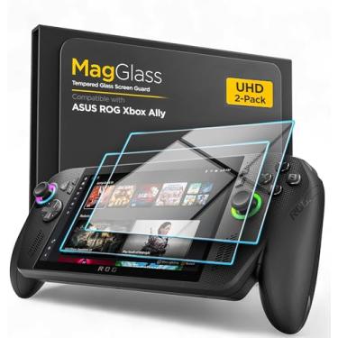 Imagem de magglass Protetor de tela ROG Xbox Ally X (2025) Cobertura total de vidro temperado (pacote com 2)