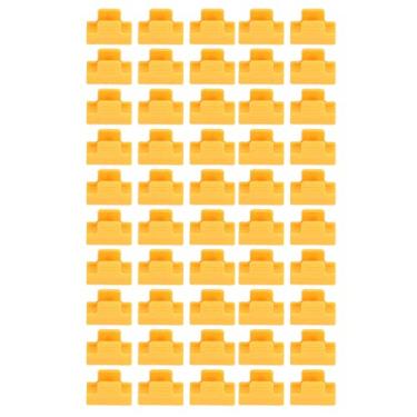 Imagem de Clipes de pano de sombra, rede de pássaros, clipes de montagem, 50 peças, fio de aço, resistente à ferrugem, clipe de filme de pressão para jardinagem, clipe de plástico, grampos de estufa.