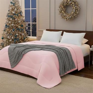 Imagem de Regency Heights Edredom refrescante tamanho queen, cobertor refrescante de verão para suores noturnos, Q-Max>0,4, respirável, macio e leve para todas as estações, lavável na máquina, rosa