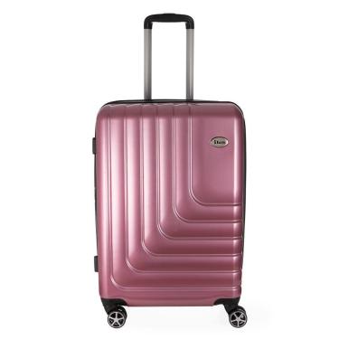 Imagem de Mala de Viagem Grande Expansível em Abs Ika Flex Cadeado Tsa Embutido Rodas Duplas 360 Rosê - Rosê, G