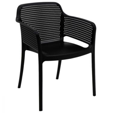 Imagem de Cadeira Tramontina Gabriela Preta em Polipropileno