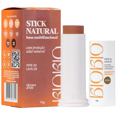Imagem de Base Multifuncional em Bastão com Cor e Proteção Solar FP33 Tom #700 (Tâmara)