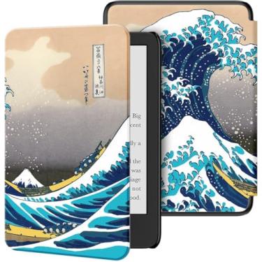 Imagem de Capa para Kindle Colorsoft Com Alça + Película - Tela 7 polegadas - 2025 - Case Kindle Colorsoft Signature (Kanagawa)