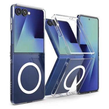 Imagem de Capa Anti Impacto Ringke Slim Magnetic Para Galaxy Z Flip7 - Transparente