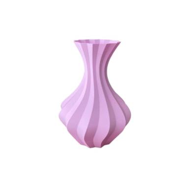 Imagem de Vaso Jarro Decorativo Estrela - Plástico - Flores Artificiais - 25 cm(lilas)
