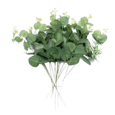 Imagem de Kit 20 Galhos de Eucalipto Artificial - 25cm, Toque Real, Decoração Elegante e Versátil para Casa e Escritório(20 Galhos Eucalipto 25cm)