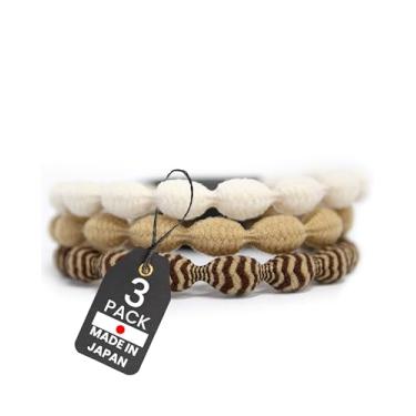 Imagem de A melhor gravata de cabelo macia e sem vincos (pacote com 3)