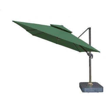 Imagem de Ombrelone Cloud 3x3m com Base - Solar Garden, Verde