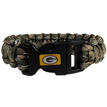 Imagem de NFL Siskiyou Sports Fan Shop Green Bay Packers Camo Survivor pulseira tamanho único verde