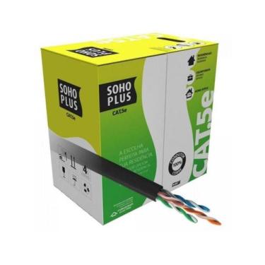 Imagem de Cabo de Rede PRETO Cx 305m CAT.5e CMX FURUKAWA SOHOPLUS.