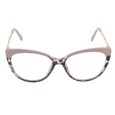 Imagem de Akozon Óculos de Bloqueio de Luz para Mulheres - Óculos Anti-luz para Leitura, Jogos e TV - Protegem Os Olhos Dos Raios UV e Reduzem o Cansaço Visual (#11)