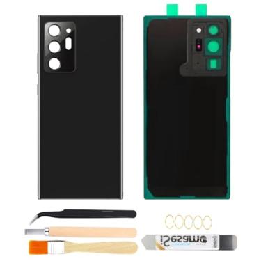 Imagem de Yuntunele Substituição de vidro das capas traseiras compatível com Galaxy S23 FE com conjunto de ferramentas profissionais (azul)