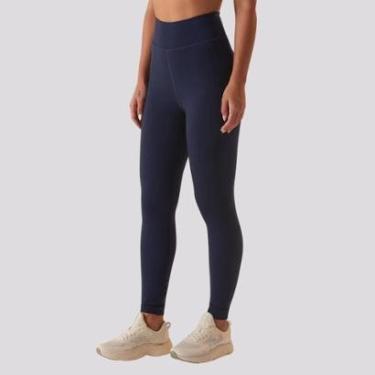 Imagem de Calça Legging Fila Life Ribbed Feminina Marinho-Feminino