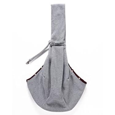 Imagem de Mochila de Sling para Gato Cachorro Ombro Pet Mãos- Viagem Viagens Seguras e Confortáveis com Passeios Fim Semana Aventura