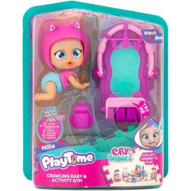 Imagem de Boneca Cry Babies Millie Ginásio De Atividades Multikids