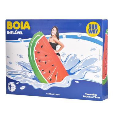 Imagem de Colchão Inflável Meia Melancia 180x77cm - Sunway (ELP03040)