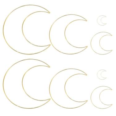 Imagem de DIYEAH Conjunto de 8 Argolas de Metal para Artesanato, Ideais para Fazer Guirlandas de Apanhadores de Sonhos E Decorar Paredes de Quartos.