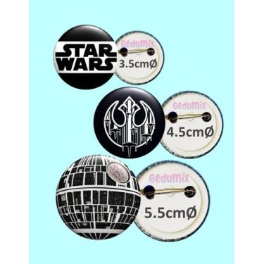 Imagem de Botton GEDUMIX Star Wars Jedi Darth Vader 1.0 - 3 Peças, bottonalfinet