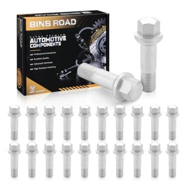 Imagem de BINB ROAD Conjunto de parafusos e pinos de roda 20 peças 0009905307 compatível com Mercedes-Benz S350 S430 R320 R350 ML320 ML350 GL320 GL350 G500 G550
