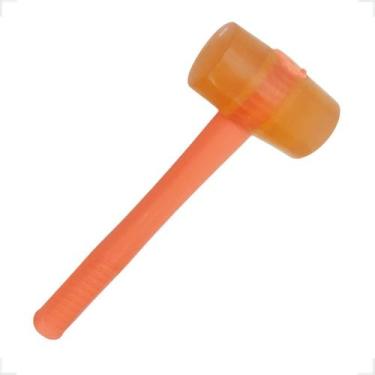 Imagem de Martelo Transparente 33cm Laranja Acabamento Novo - MB