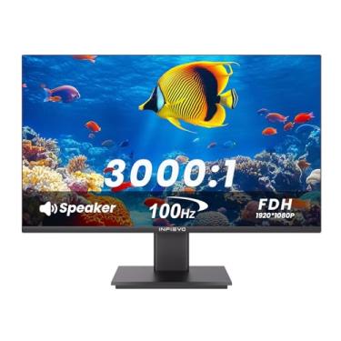 Imagem de INFIEVO Monitor Para Jogos 23,8 Polegadas Full Hd 1080P Va Display 100Hz Com Hdmi, Vga, Sem Moldura, Montável Em Vesa, Inclinação Ergonômica, Monitor De Pc Ultrafino Para Cuidados Com Os Olhos