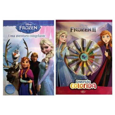 Imagem de Kit de Livros: Disney diversão colorida - Frozen + Uma aventura congel