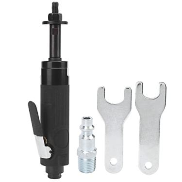 Imagem de Máquina de polimento pneumática portátil, lixadeira de ar reto, moedor de polidor, entrada de ar de 1/4 pol. para móveis de madeira, gravuras de joias, liga de aço 240 mm (Estilo EUA)