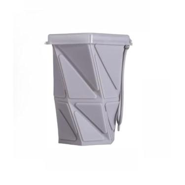 Imagem de Copo de água dobrável de silicone, dobrável de 260 ml, adequado para esportes ao ar livre e viagens, copo dobrável portátil (cinza)