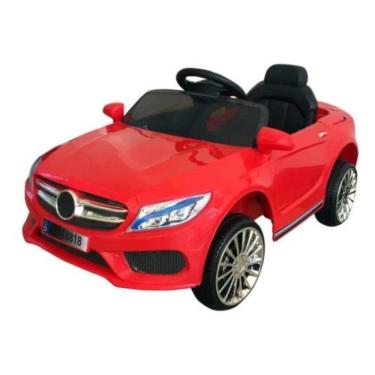 Imagem de Mini Carro Elétrico Infantil com Controle Remoto 6V Vermelho