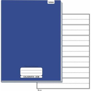 Imagem de Caderno Caligrafia Capa Dura Neuro Pauta Ampliada 40F UNIV. Pacote com