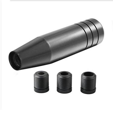 Imagem de Pernas de Marcha Manual Alumínio para Carro Manopla Universal Longa com 3 Adaptadores Rosqueados