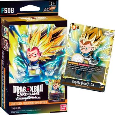 Imagem de Dragon Ball Starter Deck Card Game Fs08 Vegeta Mini Super Saiyan 3 Tcg