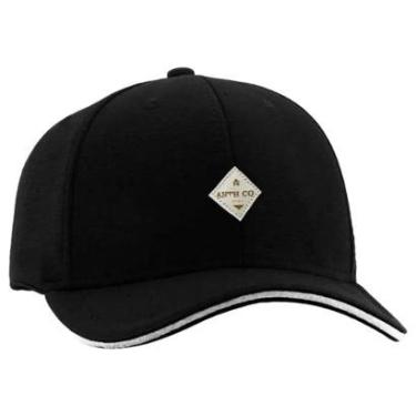 Imagem de Bone Anth Co Aba Curva Fechado Atrás Preto Patch Flex Pro-Masculino