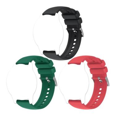 Imagem de Harikiri Pulseiras de silicone de 18 mm, 20 mm e 22 mm, compatíveis com Garmin/Samsung/Amazfit/Huawei/Coros/Suunto/Polar/Timex/Fitpolo/Veryfitpro/RUIMEN/Jugeman/CMF, pulseira de smartwatch masculina e