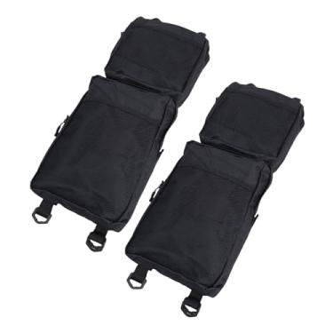 Imagem de Luocute 2 Unidades de Bolsas de Selim ATV, Bolsas de Armazenamento Impermeabilizantes de Tecido Oxford para ATV Com Tiras Autoadesivas, para Motocicleta UTV Dirt Bike Sportsman