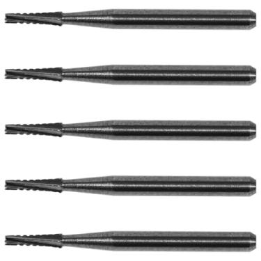 Imagem de BUGUUYO 5 peças de broca de para-brisa de carboneto de tungstênio para reparo de vidro automotivo, kit de ferramentas de fixação de rachaduras de para-brisa faça você mesmo para cavacos de janela de