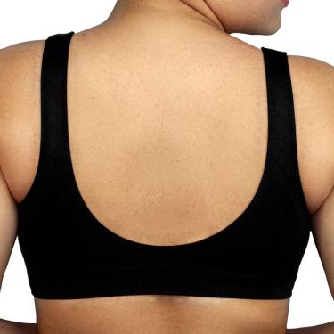 Imagem de Sutiã Top DelRio Sem Costura Leve Sustentação F4100 Preto Tam P