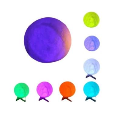 Imagem de Luz De Livro LED Galáxia Lua Luz Noturna Para Decoração De Quarto Infa