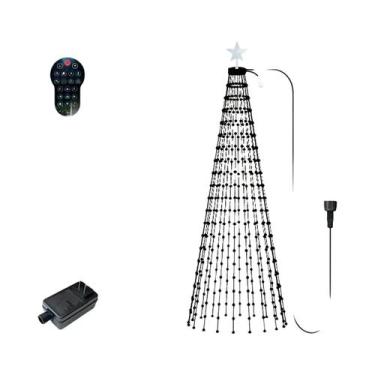 Imagem de Luzes De Natal Com Controle Remoto Bluetooth, Guirlanda USB Para Decor