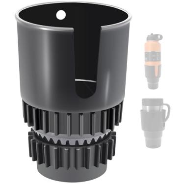 Imagem de iSaddle Suporte de copo grande para carro com faixas de bebidas compatível com Hydro Flask 947.2 g 1,134.0 g 50/50 cantil, Yeti 24/30/1,020.6 g, canecas de café Nalgene 947.2 g - Suporte de copo de