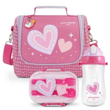 Imagem de Kit Marmita Infantil Termica 3 peças Coleção Pimpolhos Escolar Kids - 