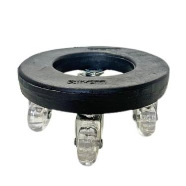 Imagem de Suporte Redondo 20cm Com Roda Para Vasos De Plantas E Flores - Alpe & 
