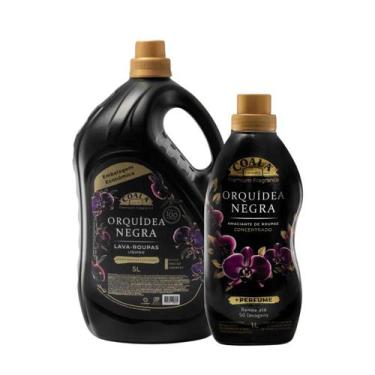 Imagem de Kit 2 Coala Laundry Lava Roupa Liquido Orquídea Negra 5L, Amaciante Co