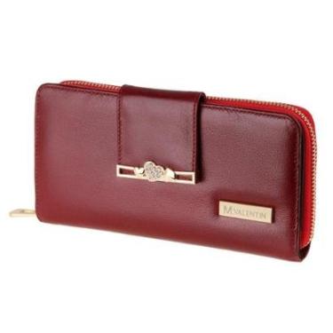 Imagem de Carteira Couro M.Valentin Feminina-Feminino