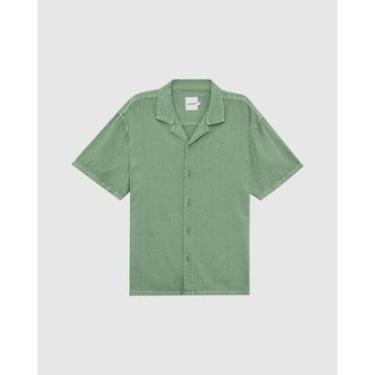 Imagem de Camisa Masculina Manga Curta Em Linho Com Algodão-Masculino